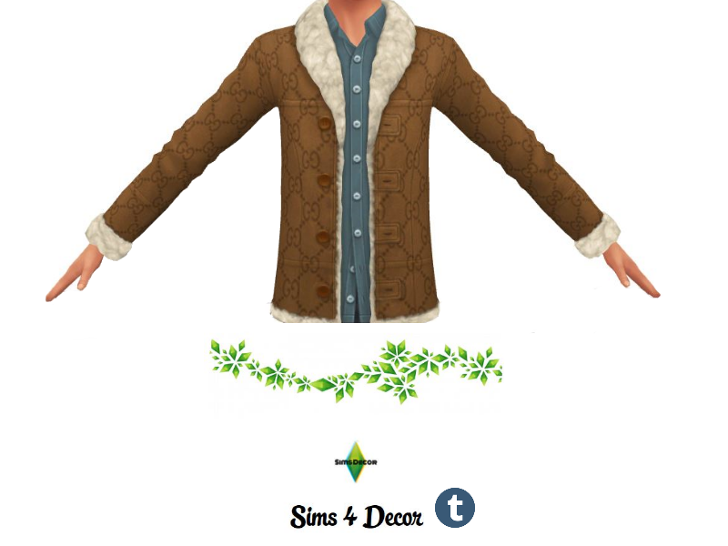 Sims 4 Decor — Gucci Boys Sweatshirt Sims 4 Cc