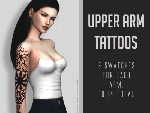 gloomy-goblin:5 different upper arm tattoos for both the left...