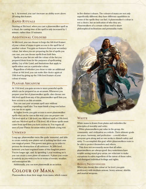 dnd 5e homebrew classes without magic