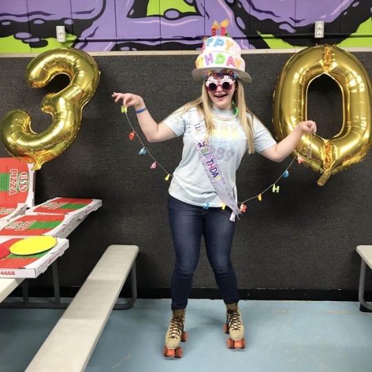 kyleehenke:  Kylee Henke on TwitterI tweeted about this a couple weeks ago now, but I never showed you guys (tumblr) my kickass surprise bday party! I’d been joking about throwing a Sonic-themed roller derby for years and years, but then it actually