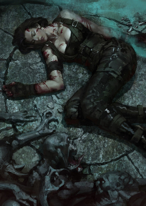 cyberclays:Death of Alice - Resident Evil fan art by Bayard...