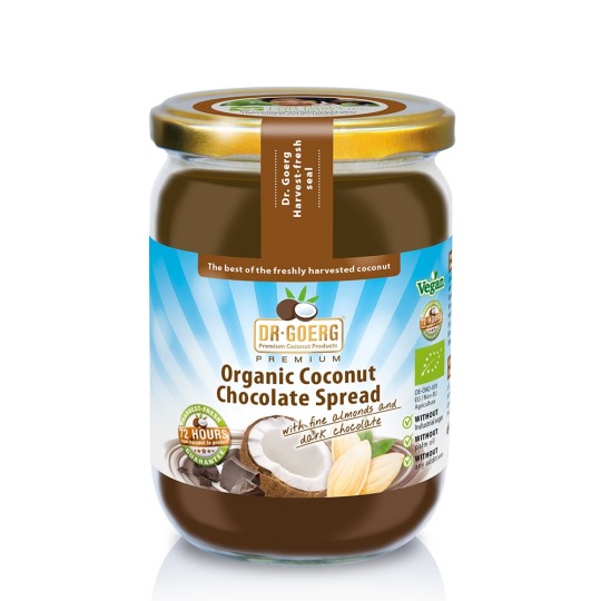 Nuevo proyecto en Tv Bio: Crema de coco y chocolate Bio de Dr Goerg