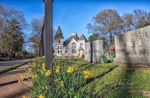 Good Morning from Historic Oak Grove Cemetery in Nacogdoches,...