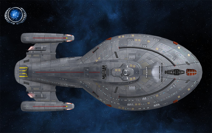 Starfleet ships — Intrepid-class from Star Trek: Online