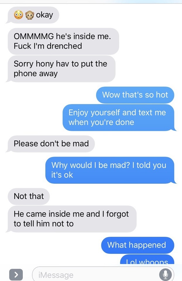 hotwife texts messages reddit