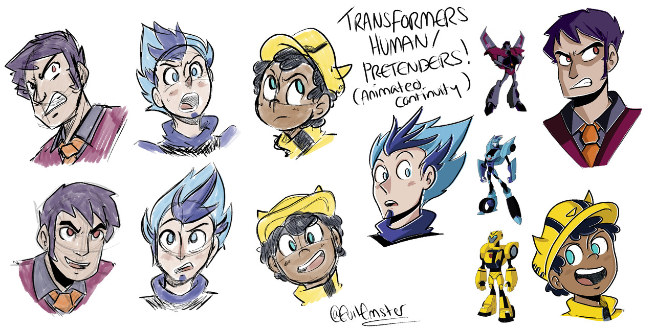transformers animated human