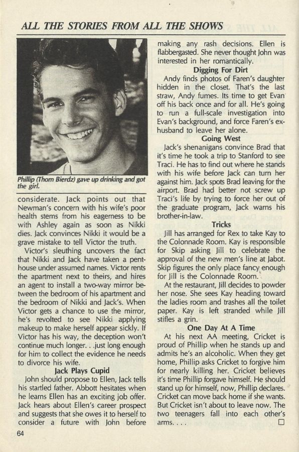 young and the restless soap opera digest