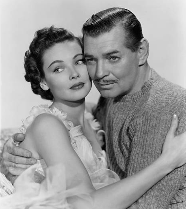 Gene Tierney and Clark Gable publicity photos for... - Eclectic Vibes