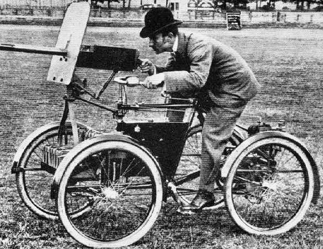 peashooter85:
“ The Worlds First Motorized Armored Vehicle — The Simms Motorscout, 1898.
The first motorized combat vehicle in history, the Simms Motorscout was certainly something to gawk at. Designed and built by the British inventor R. F. Simms in...