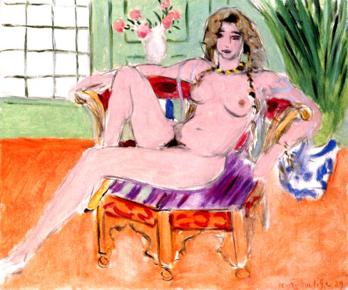 artist-matisse:Seated Odalisque, Henri Matisse