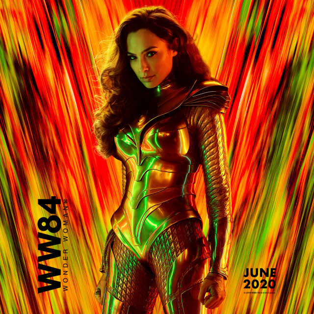 Wonder Woman 1984 character posters.