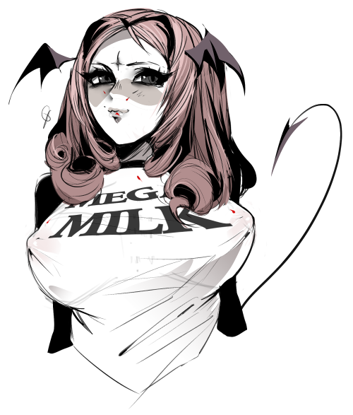 mega milk anime girl hot