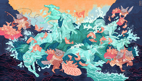 schoolofvisualarts:Ocean Thieves by Celine ChowAnd another...