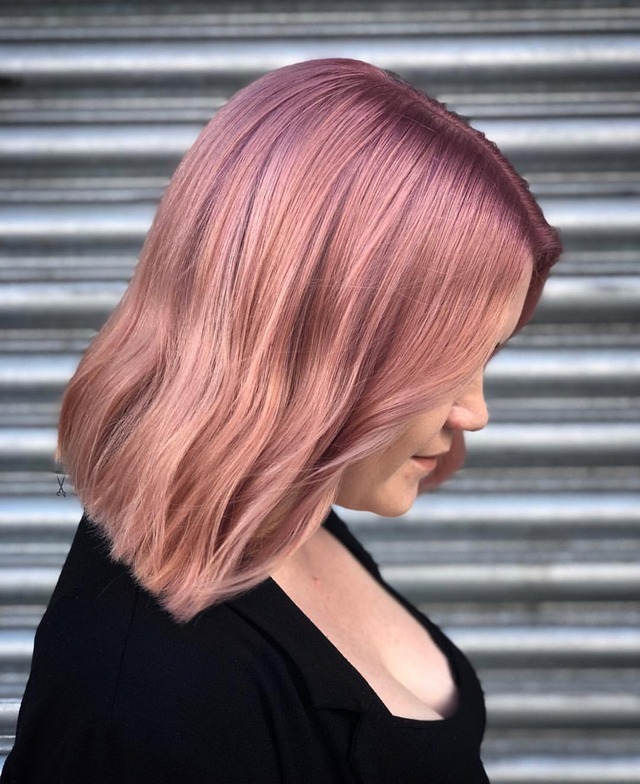 Mane Hairdressing — Rose quartz by our amazing stylist...