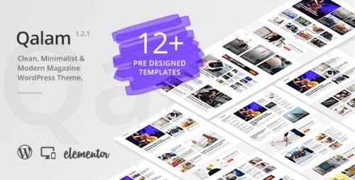 Qalam v1.2.6 - NewsPaper and Magazine WordPress Theme Nulled