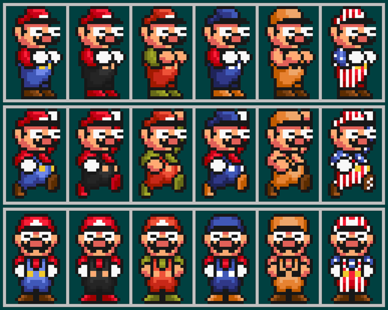 Hi I Make Mario Sprites