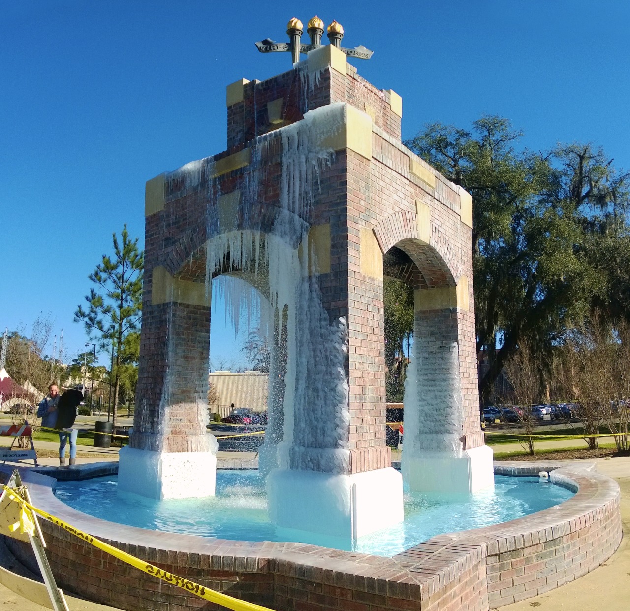 FSU’s Heritage Tower Fountain aka “The Torch” The... - Posterity Obscured