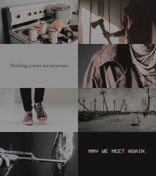 ofmymuses:Character Aesthetic  ➙ {  the apocalypse survivor...