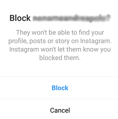 How to block followers on Instagram