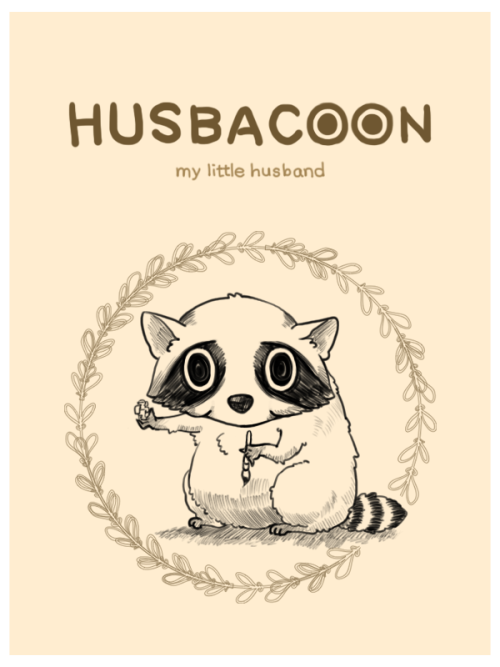 comics comicstrip toon webtoon Husbacoon husband husbandwife raccoon comic