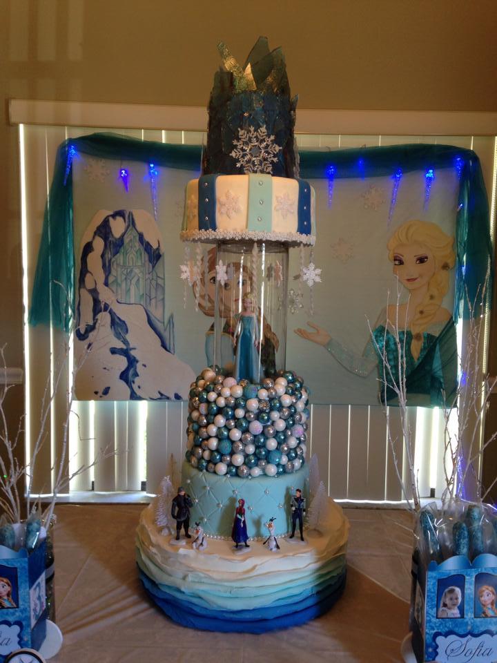 Ashes Cakes Frozen Cake Commission With Fondant And Sugar