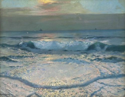 fleurdulys:Evening Waves - Julius Olsson