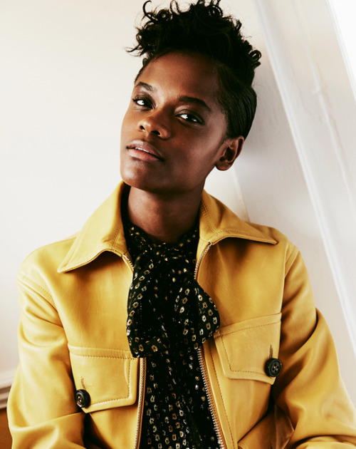 theavengers:Letitia Wright photographed by Guy Lowndes for...