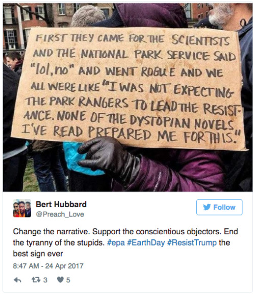 buzzfeed:The Science March had the best signs, period.