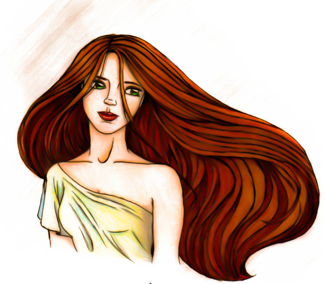 Shawna J R — Drawing Long Flowing Hair Is Probably One