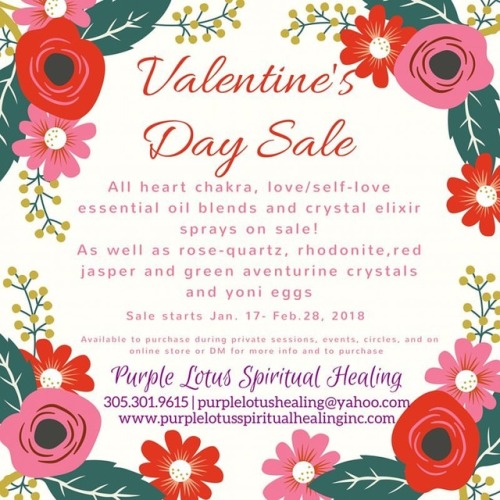 Valentine’s Day sale is on! All heart chakra,love/self love...