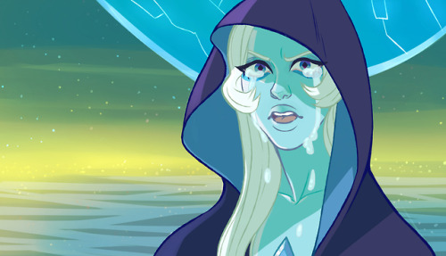 aaomeanie:Screenshot redraw of the lovely Blue Diamond.