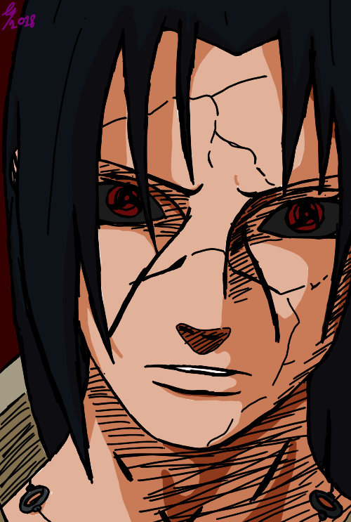 θθს Drew Edo Tensei Itachi Finished Coloured