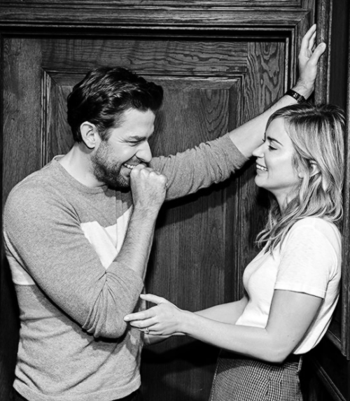 blondiepoison:Emily Blunt & John Krasinski“We’ve always...