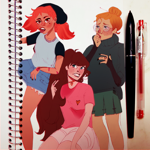 slimebunnytv:Girl Gang AKA Creep Crushers (think a mix of...