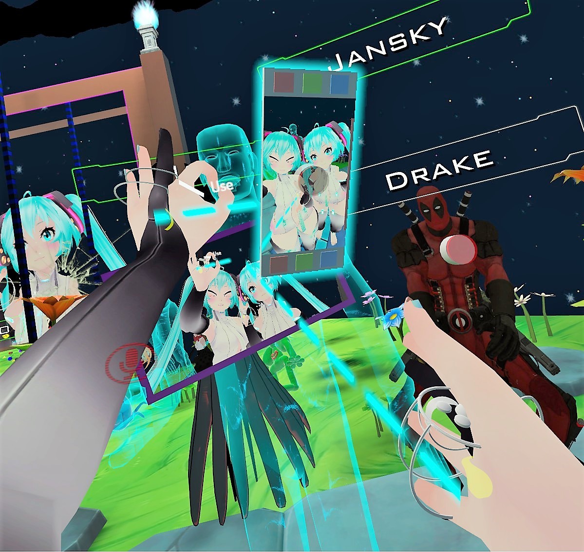 Moon Pixie Plays First Time In Vr With My Thicc Miku Looking Self