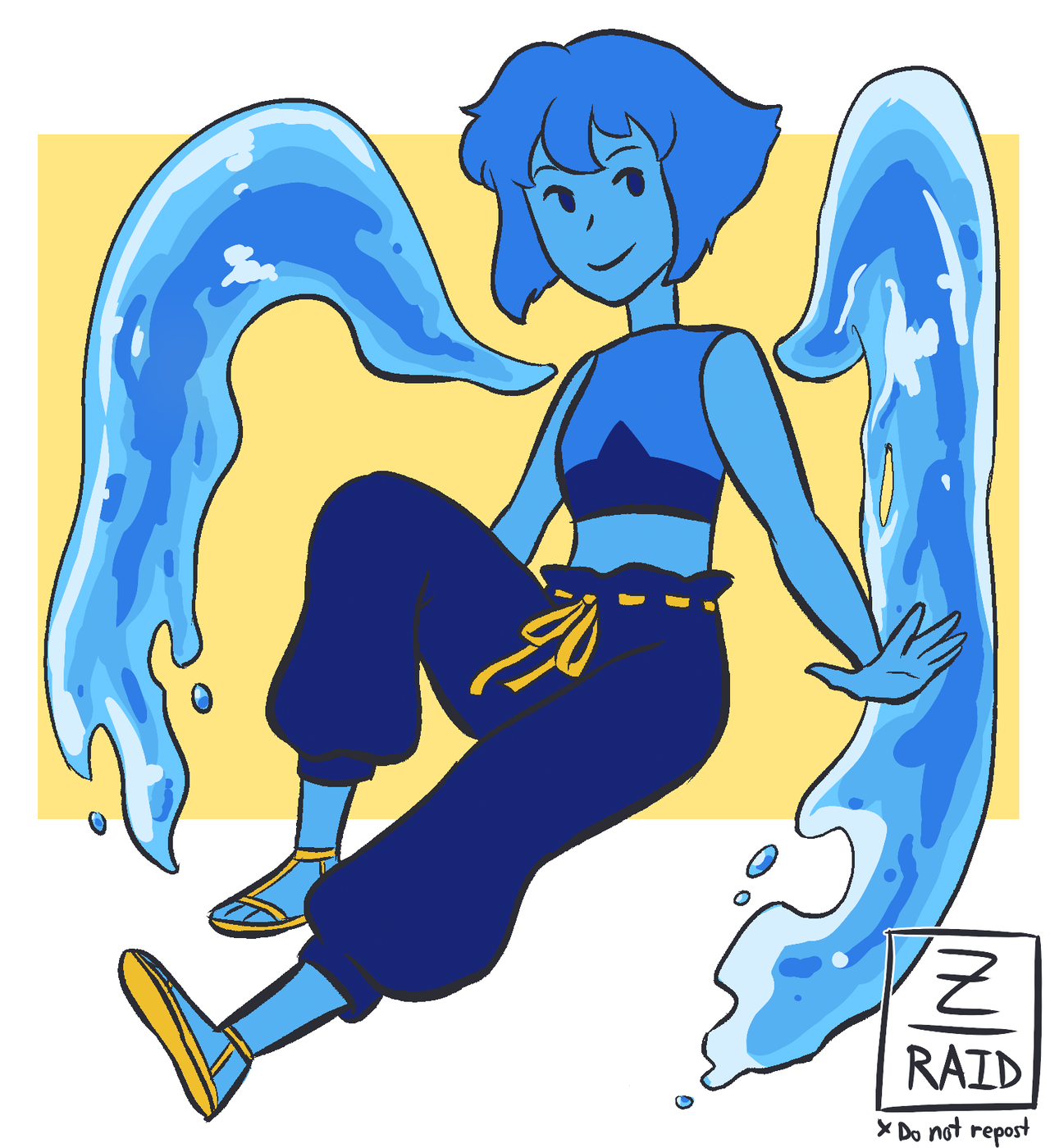 I like Lapis’s new outfit a lot. I’m glad she actually has some gold in her color palette now!