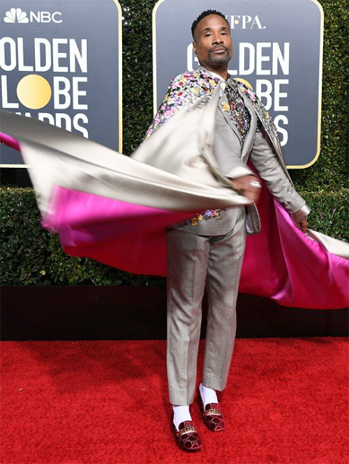 thegayfleet: Billy Porter arrives for the 76th annual Golden...