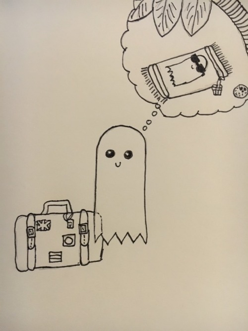 Day 5: ghost + suitcase