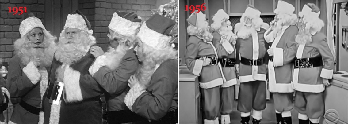 during the first season drafted s1e11 aired on christmas eve so a tag a short scene following the main episode was shot which depicted the four - I Love Lucy Christmas during the first season drafted s1e11 aired on christmas eve so a tag a short scene following the main episode was shot which depicted the four - I Love Lucy Christmas