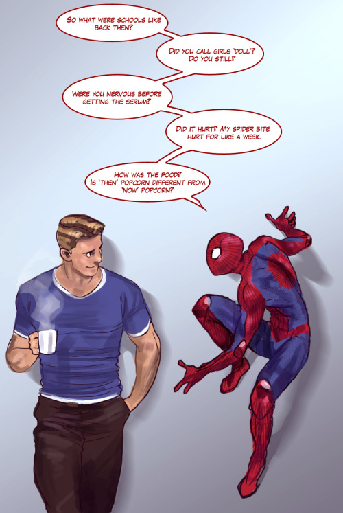 brakken:The others don’t bring up Steve’s past often because...