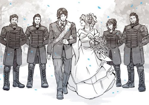 crimson-sun:FFXV Twitter dump!The Gladio/Noct was a gift for...