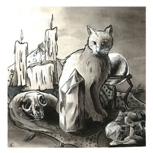 alexiareyesart:Happy October! It’s Inktober time again, this...