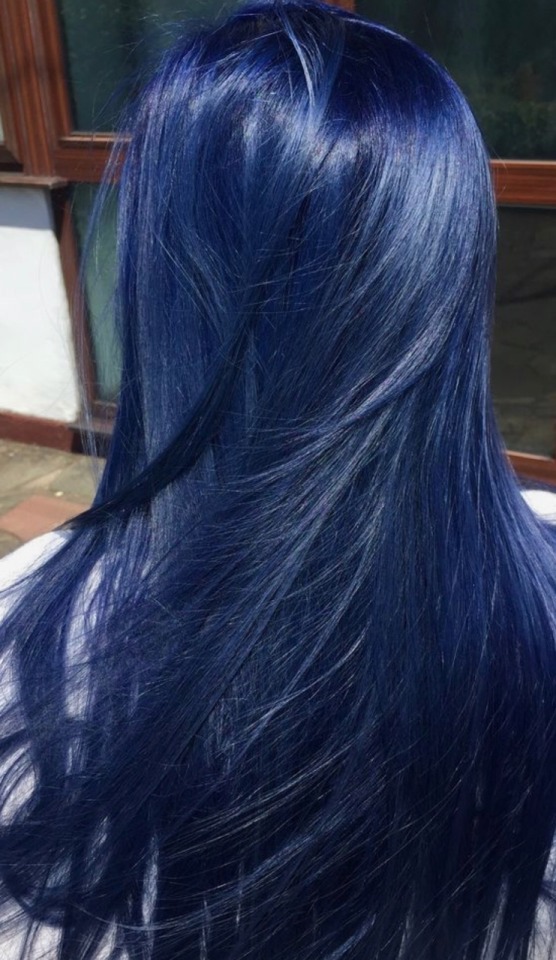 Dark Blue Hair Dye Tumblr