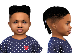 black todddler hair and clothes sims 4 cc