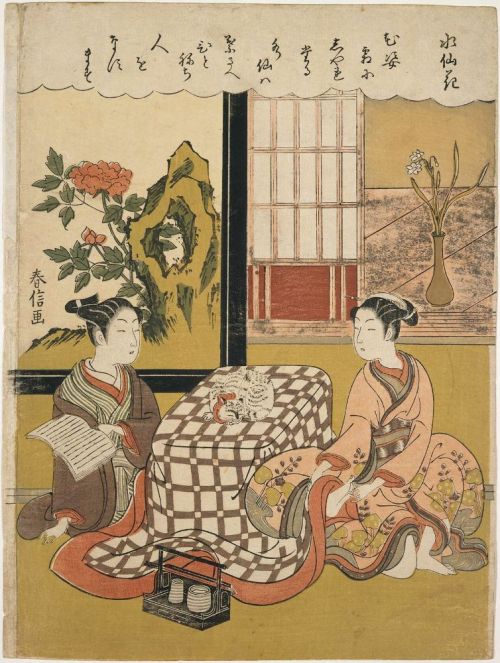 ukiyoecats:Suzuki Harunobu 鈴木春信