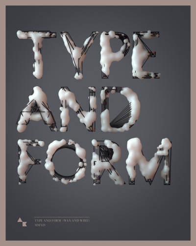 Type And Form (Wax And Wire)check it out on behance