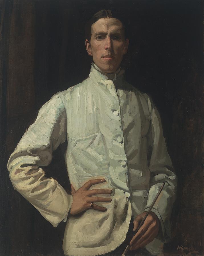 Thunderstruck (Hugh Ramsay (Australian, 1877-1906), Self-portrait...)