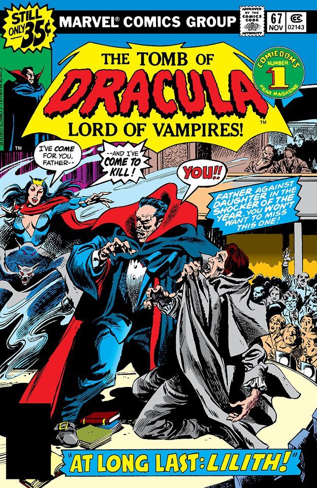 mostly comic art — the cover to The Tomb Of Dracula (1972) #67 by...