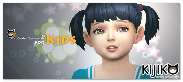 eyelashes sims 4 toddlers