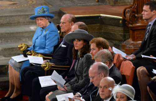 royalwatcher:The British Royal Family attended the annual...